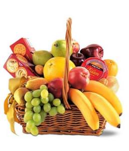 Купить корзину "Фруктовый микс" для тех кто любит разнообразие фруктов  с доставкой в по Пыть-Яху